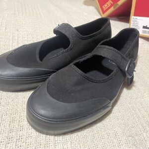 Vans Triple-Black Mary Janes NEW IN BOX